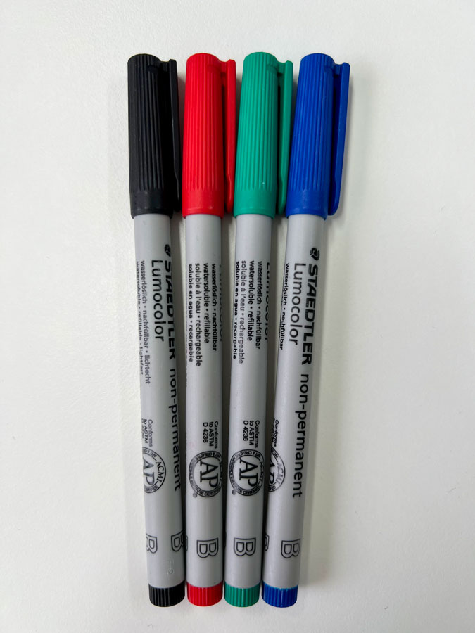 gluecksrad folienstifte set beschreibbar