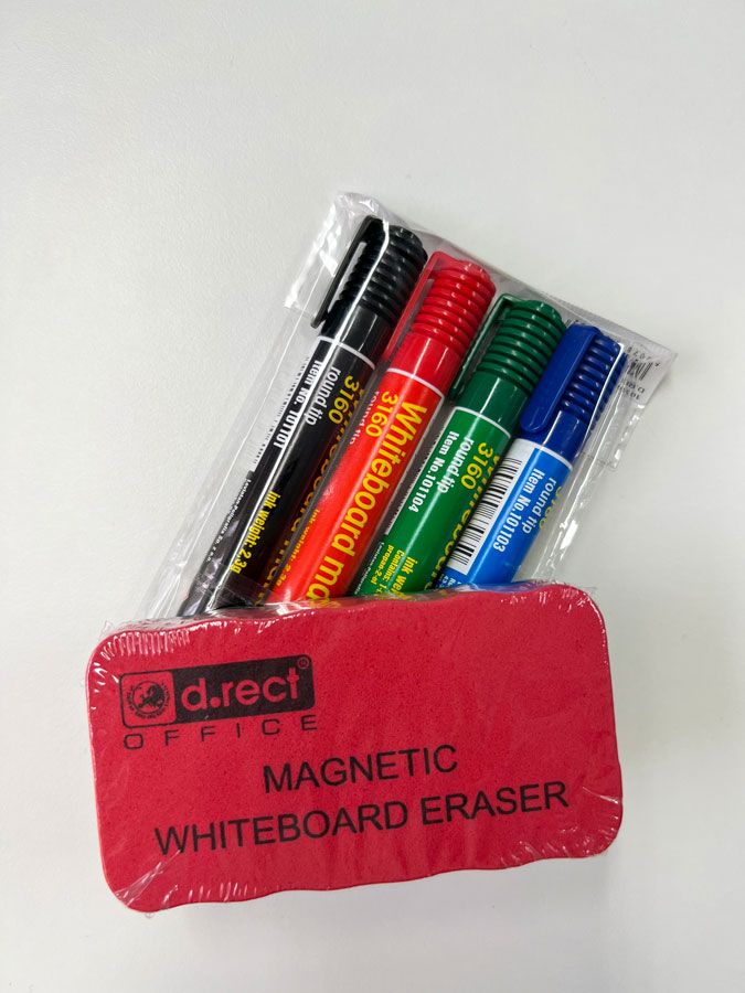 gluecksrad marker whiteboard verpackung