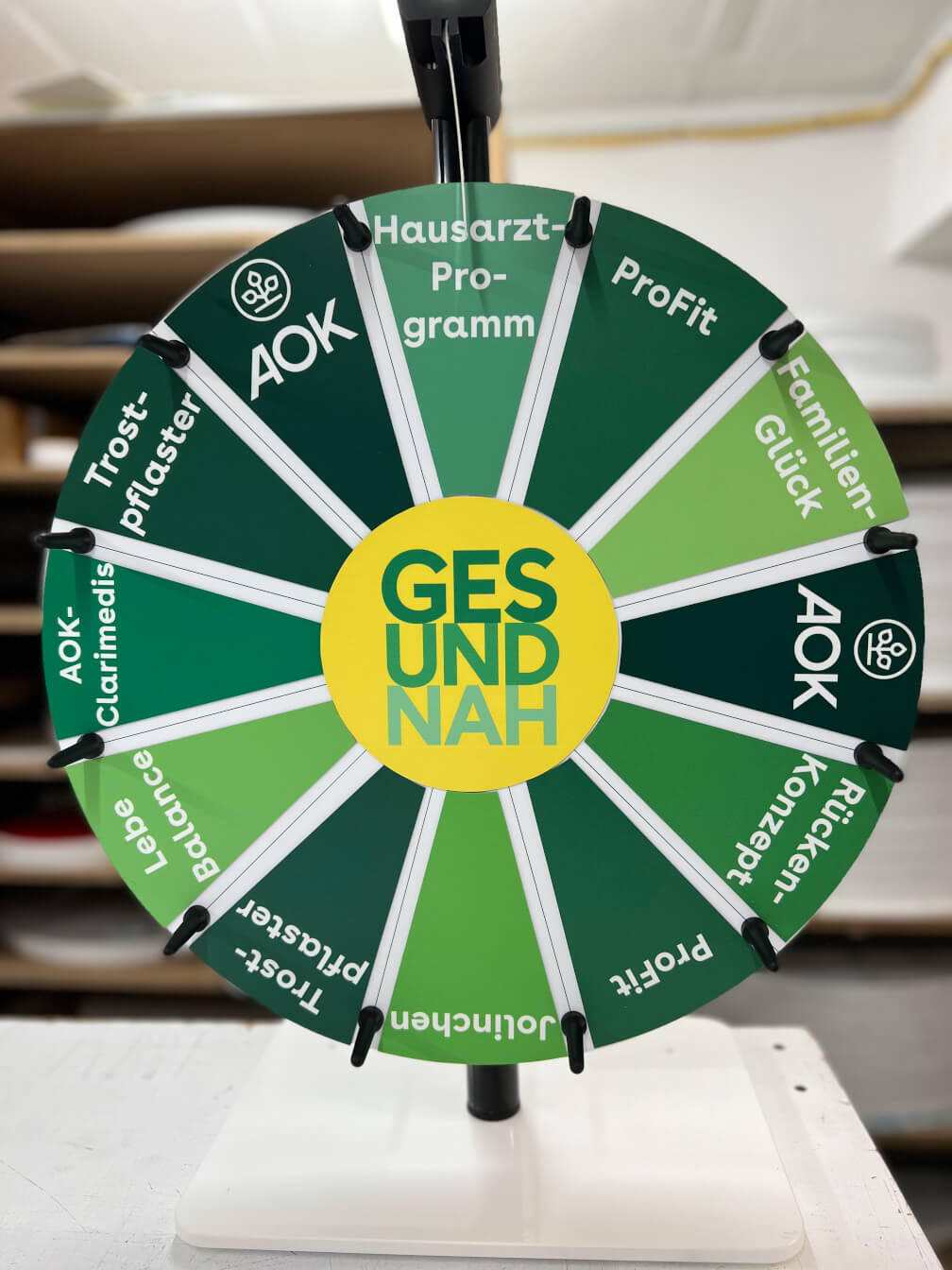 Basic Table wheel of fortune 52 gluecksrad tisch basic wechselfeld magn 1